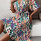 SHEIN - Ruffle Hem Belted Dress