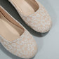 SHEIN -  Fashion Outdoor Canvas Floral Pattern Ballet Flat Shoe