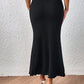 SHEIN -  Ruffle Collar safflower Embellished Elegant Skirt