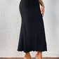 SHEIN - Solid Mermaid Hem  Skirt