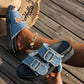 SHEIN - Fringed Casual Vacation Style Slip-On Slipper