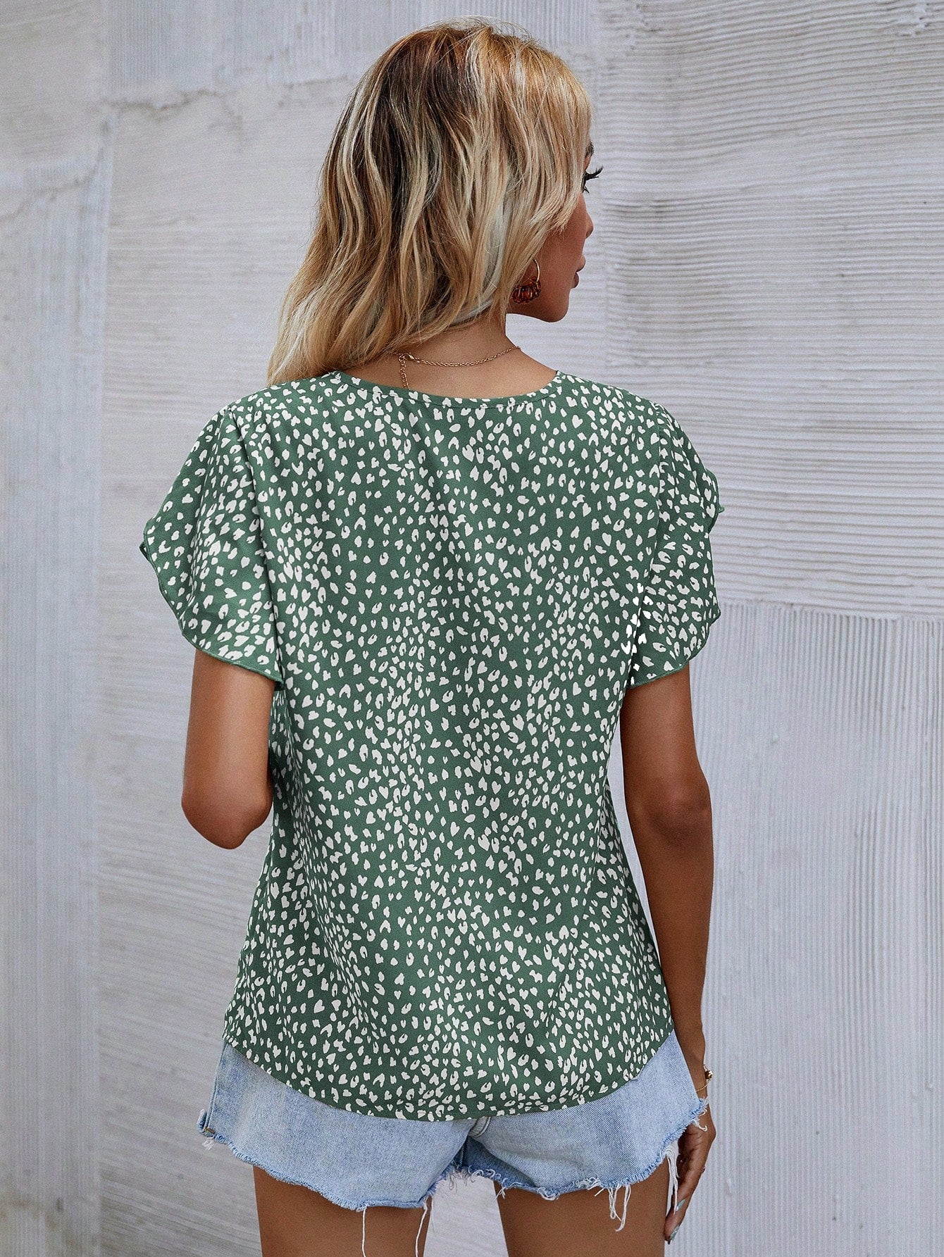 SHEIN - Floral All-Over Print Jacket