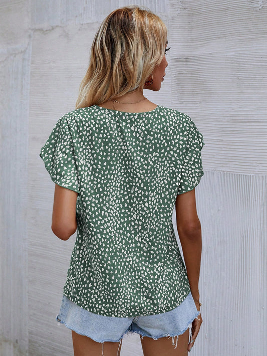 SHEIN - Floral All-Over Print Jacket