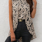 SHEIN - Asymmetrical Beast Print Shirt