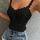 SHEIN -  LUNE Solid Perforated Embroidered Slim Fit Blouse