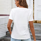 SHEIN - V Neck T-Shirt