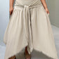 SHEIN -  Plus Size Knot Front Irregular Hem Skirt
