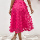 SHEIN - Contrast Mesh Circle Skirt
