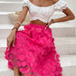 SHEIN - Contrast Mesh Circle Skirt