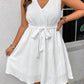 SHEIN - Wrap Over Texture Fabric Dress