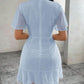 SHEIN -  Solid Color Chiffon Mini Dress