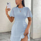 SHEIN -  Solid Color Chiffon Mini Dress
