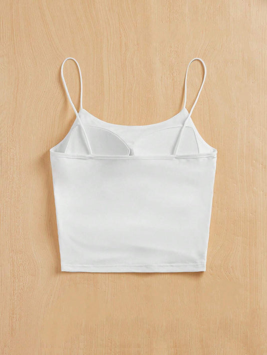 SHEIN - Sleeveless Underlayer Tank Top