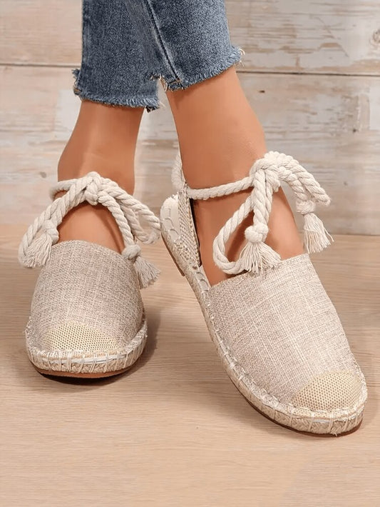 SHEIN - Closed Toe Strappy Flats