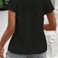 SHEIN -  T-Shirt with Bare Hands Frilly Detail