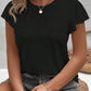 SHEIN -  T-Shirt with Bare Hands Frilly Detail