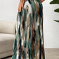 SHEIN -  Wide Leg Print High Waist Pant
