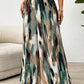 SHEIN -  Wide Leg Print High Waist Pant