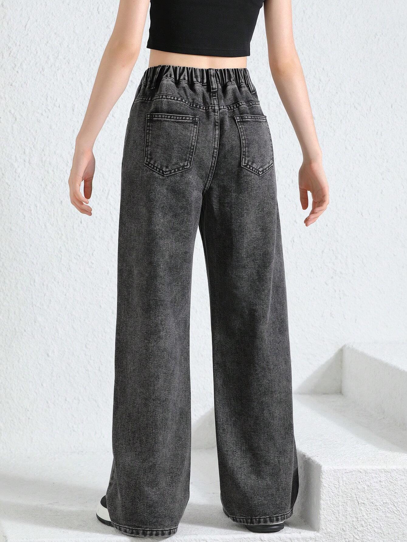 SHEIN -  All-Occasion Wide-Leg Jeans