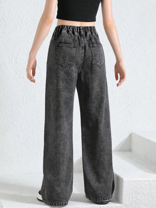 SHEIN -  All-Occasion Wide-Leg Jeans