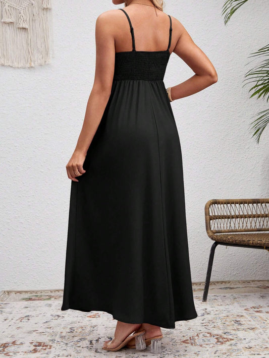 SHEIN - Maternity Spaghetti Strap Solid Stretch Dress