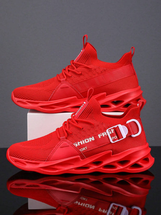 SHEIN - Casual Breathable Hollow Out Textile Sneakers
