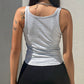 SHEIN - Solid Color Fitness Tank Top
