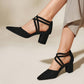 SHEIN - Fashion Point Toe Outdoor Heels