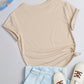 SHEIN - Bee Printed Round Neck Crop Top