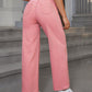SHEIN - Wide Leg jeans with Slant Pocket