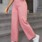 SHEIN - Wide Leg jeans with Slant Pocket