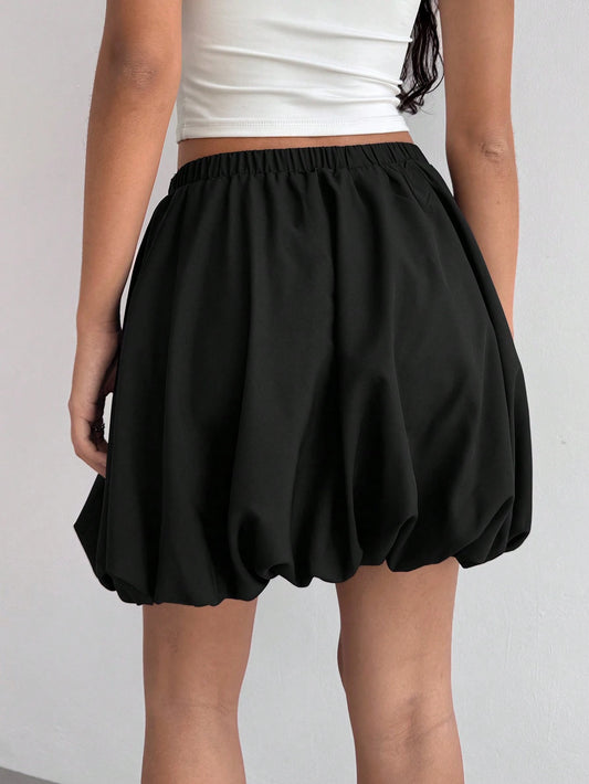 SHEIN - Skirt with Elastic Waist