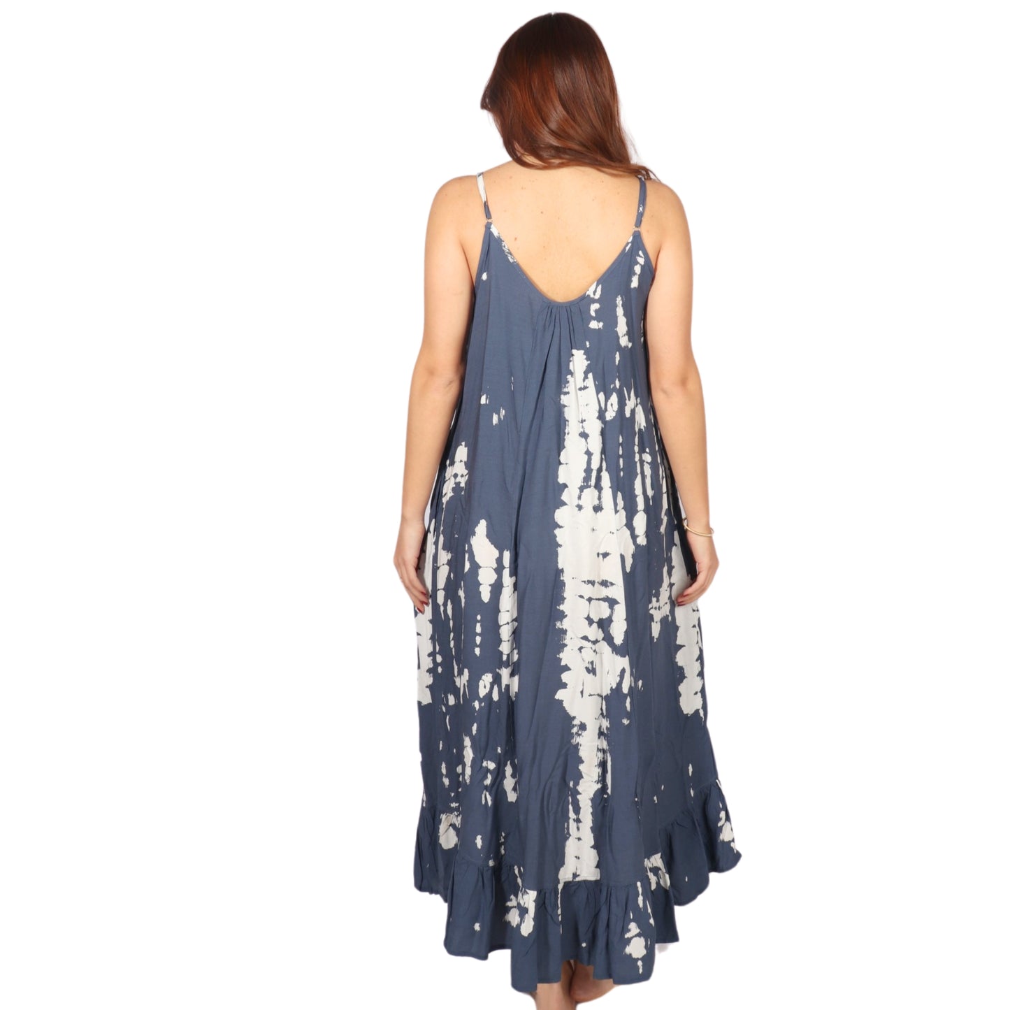 BUENOS NINOS -  Printed U Neck long Dress