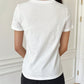 SHEIN - Plain Crew Neck T-Shirt