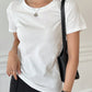 SHEIN - Plain Crew Neck T-Shirt