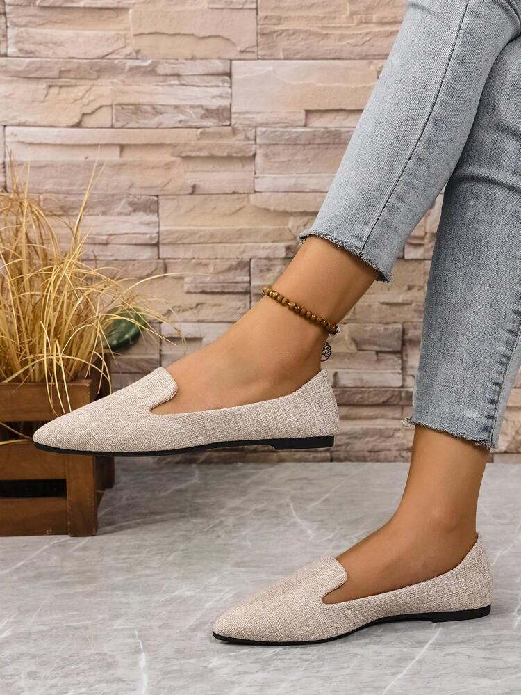 SHEIN - Breathable Hollow Out Casual Flat Loafers
