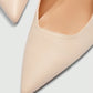 SHEIN -  Leather Open Back High Heel