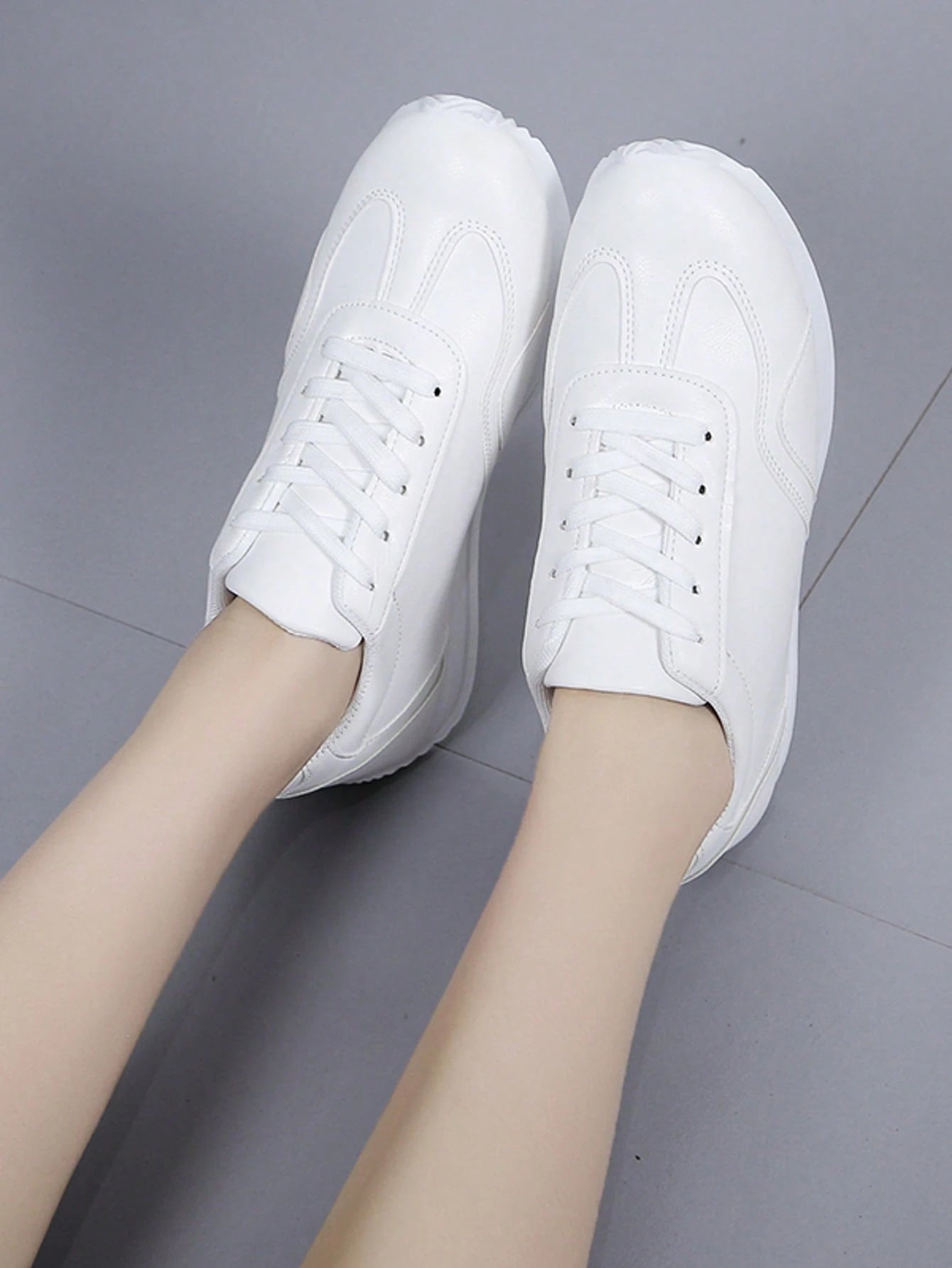SHEIN -  Versatile Sneakers with Round Toe