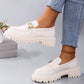 SHEIN - Chunky Thick Heel Loafers