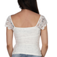 SHEIN - Lace design simple blouse