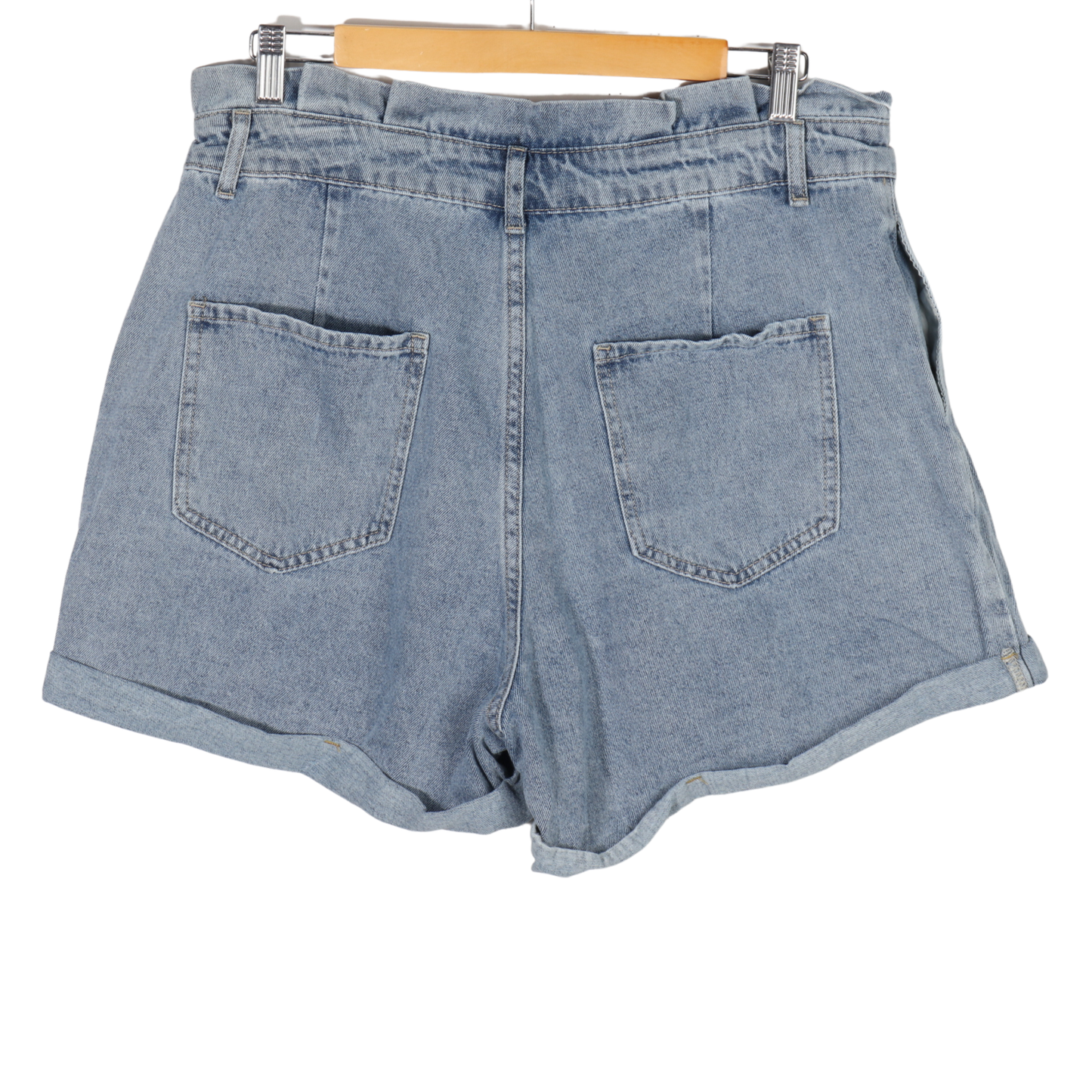 SHEIN - Cuffed cotton shorts