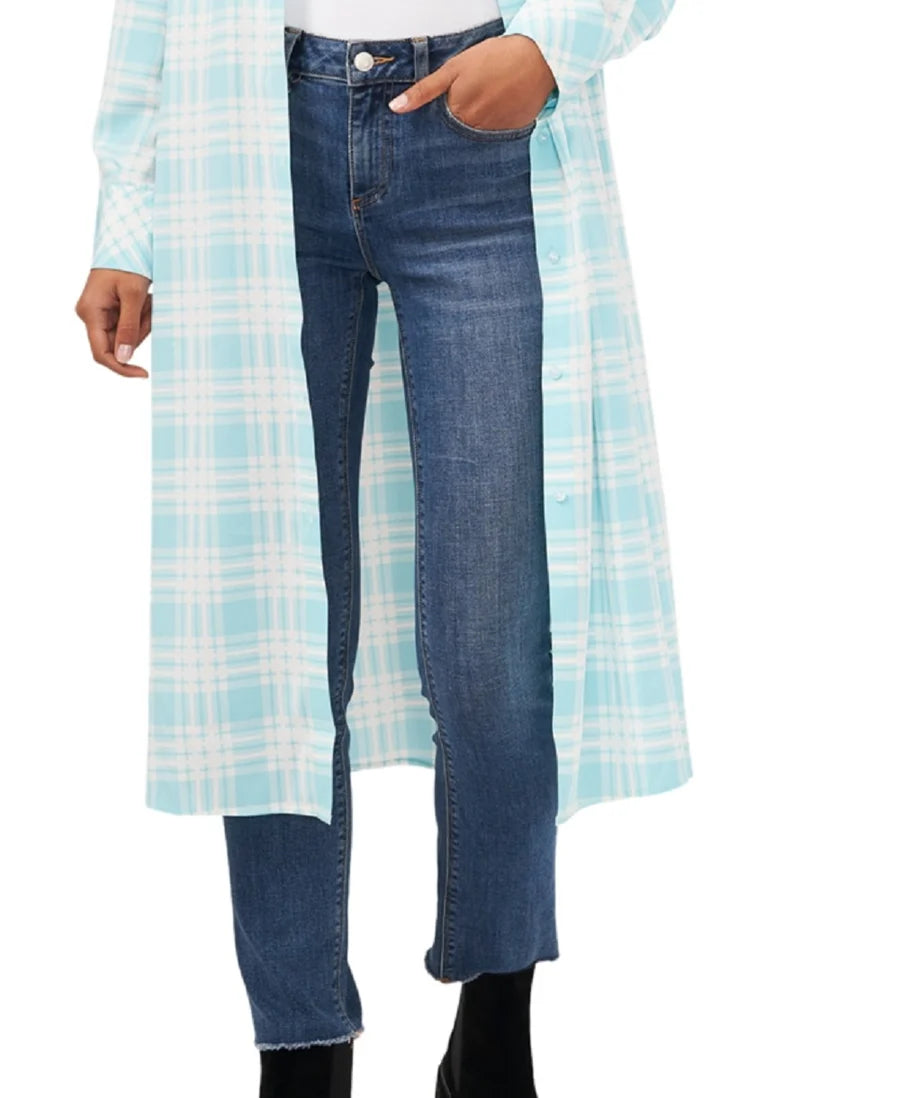 RILEY & RAE - Plaid Midi Shirtdress