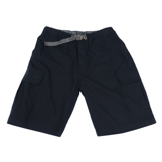 ALCOTT - Cotton solid cargo shorts