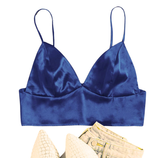 SHEIN -  Satin Bralette Top