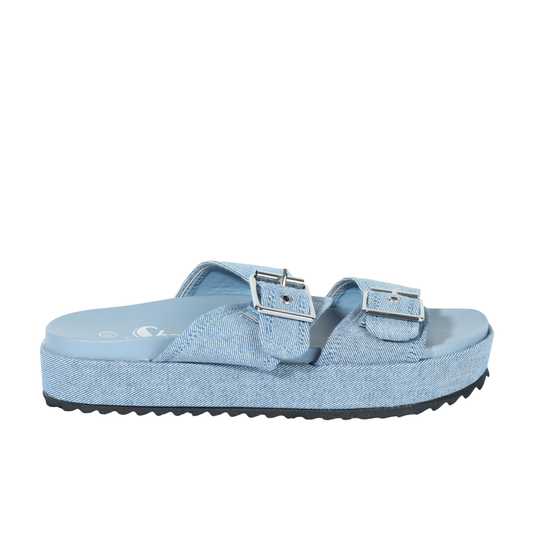 SHEIN - 2 Straps Solid Slipper