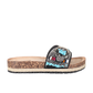 ESCAPE - Single buckle sparkle design slipper