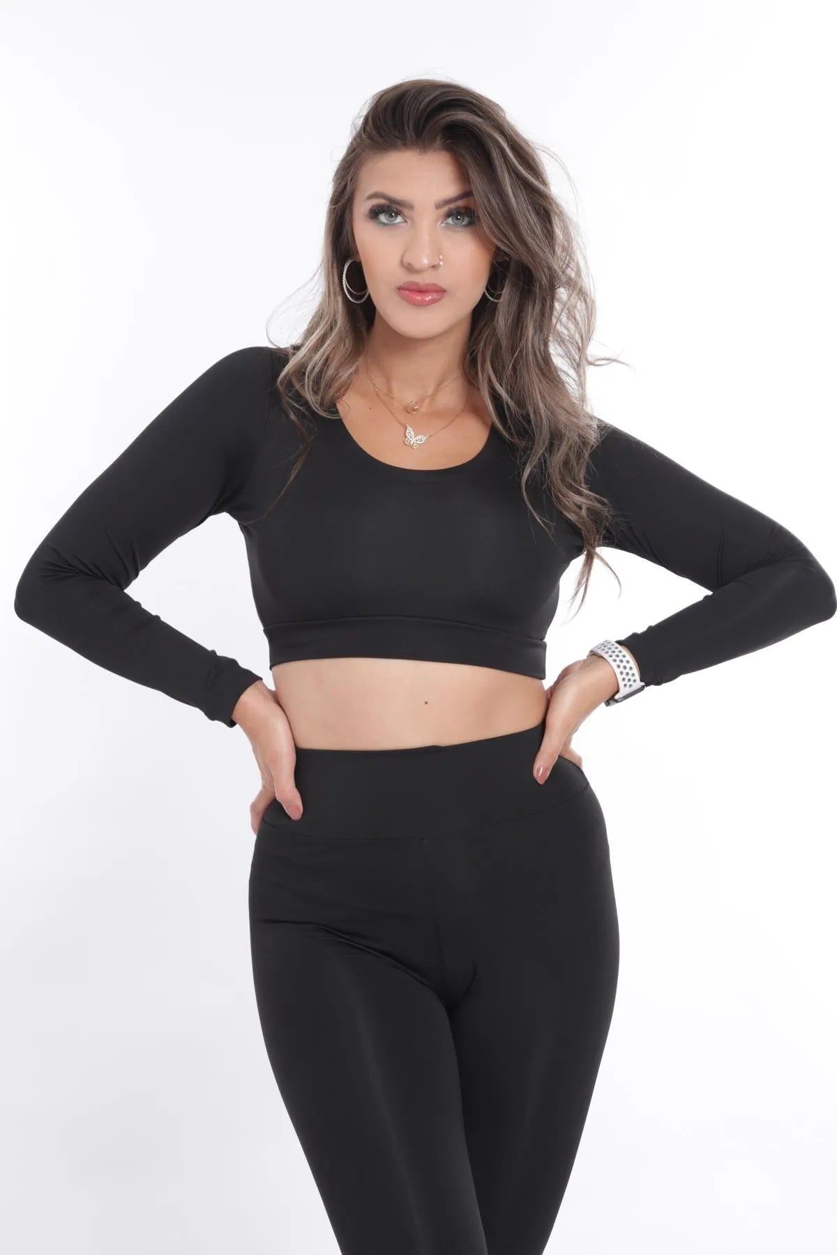 WOTTO - Long Sleeve Stretchy Set