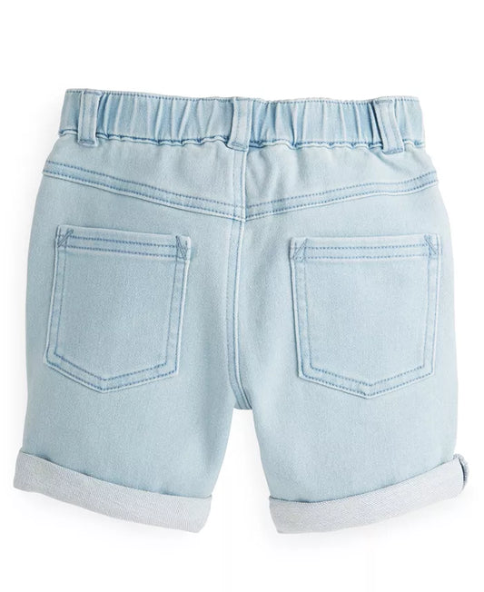 FIRST IMPRESSIONS - BABY - Light-Wash Denim Shorts