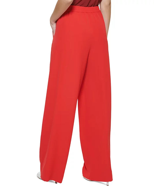 DKNY - Drawstring Wide Leg Pants
