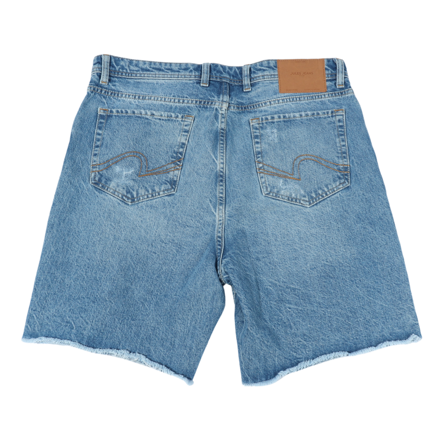 JULES - Bermuda shorts in worn denim